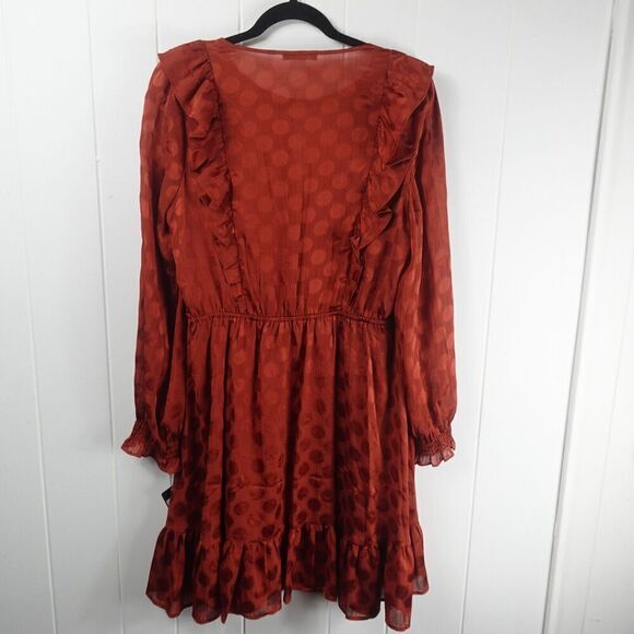 Tommy Hilfiger Womens Ruffled Polka Dot Dress Size 14 - Picture 11 of 14